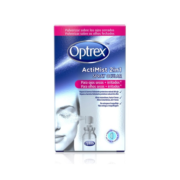 Optrex Actimist Spray Doble Accion Ojos Secos 10 ml